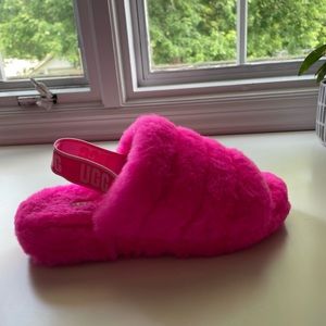 Pink ugg slippers